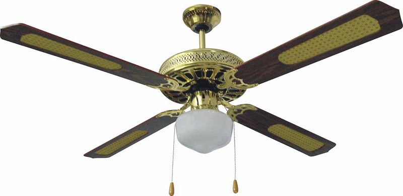 52 Inch Decorative Ceiling Fan with 1 Light